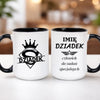 kubek z własnym nadrukiem 440ml personalizowane prezenty pl czarny