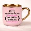 kubek personalizowany z nadrukiem 400ml rozowy
