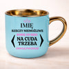 kubek personalizowany z nadrukiem 400ml niebieski