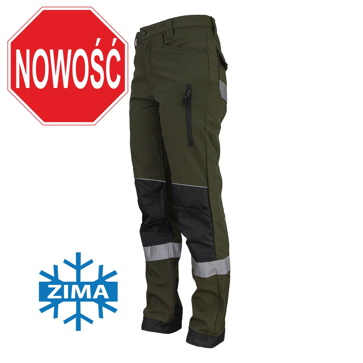 Spodnie robocze bhp do pasa 753 OCIEPLANE 300g Urgent