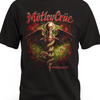 Czarna koszulka Mötley Crüe z czerwonym logo i nadrukiem Dr. Feelgood