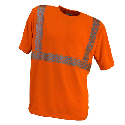 Koszulka T-shirt pomarańcz 960 wysoka widoczność odblaskowa BHP