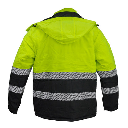 KURTKA OCIEPLANA MĘSKA 978 Wysoka widoczność BHP