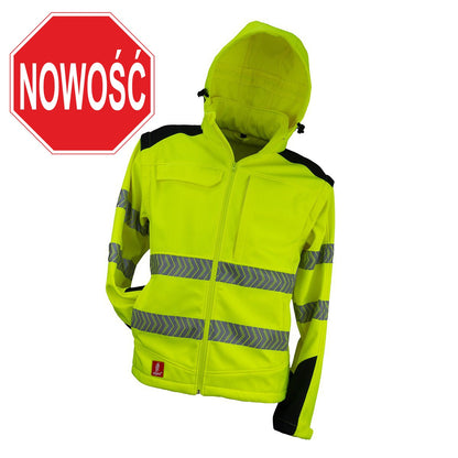 KURTKA SOFTSHELL 981 Wysoka widoczność