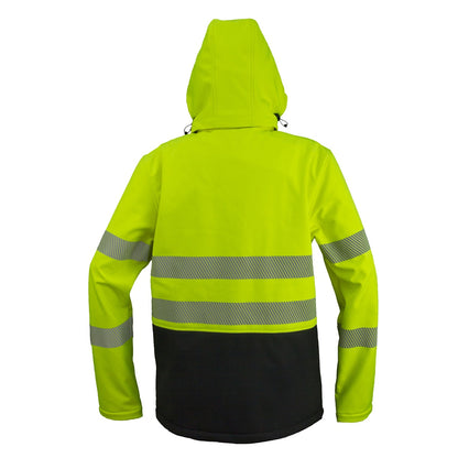 KURTKA SOFTSHELL 982 Wysoka widoczność