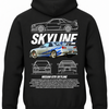 Czarna bluza z kapturem z nadrukiem Nissan Skyline – grafika Recurso 9