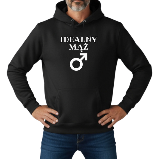 Bluza z napisem Idealny MĄŻ - prezent dla męża na urodziny