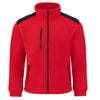 Gruby ciepły Polar FLRA 340 RD-BK Czarno Czerwony JHK