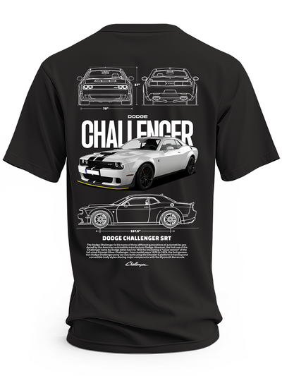 Koszulka męska dodge challenger srt #2