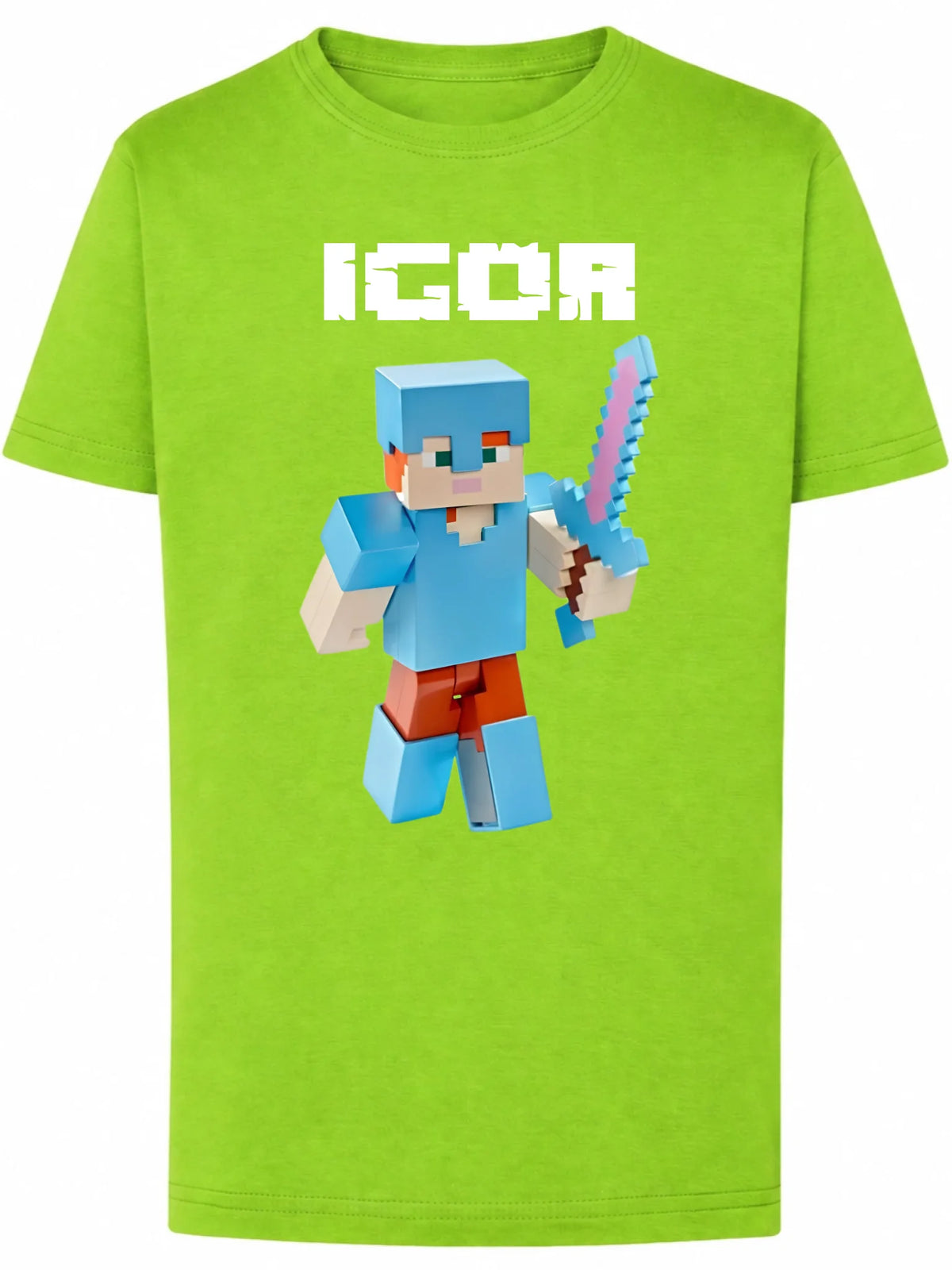 Koszulka Minecraft Alex w diamentowej zbroi