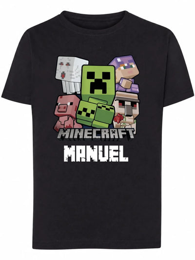 Koszulka Minecraft Creeper i przyjaciele