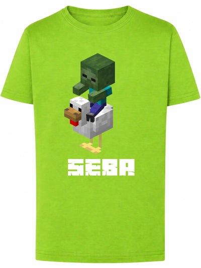 Koszulka Minecraft Potwór na kaczcce