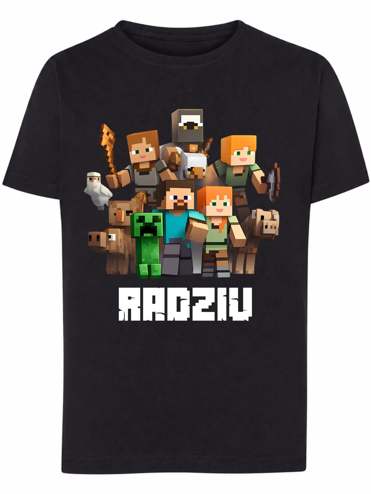 Koszulka Minecraft Przygoda w świecie bloków