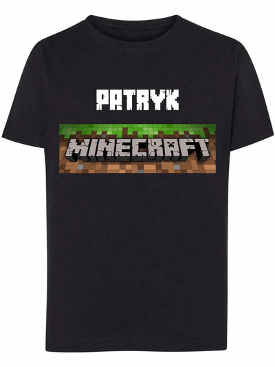Koszulka Minecraft napis
