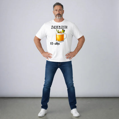 Koszulka na 18 urodziny dla chłopaka żajebista osiemnastka-PERSONALIZOWANE-PREZENTY