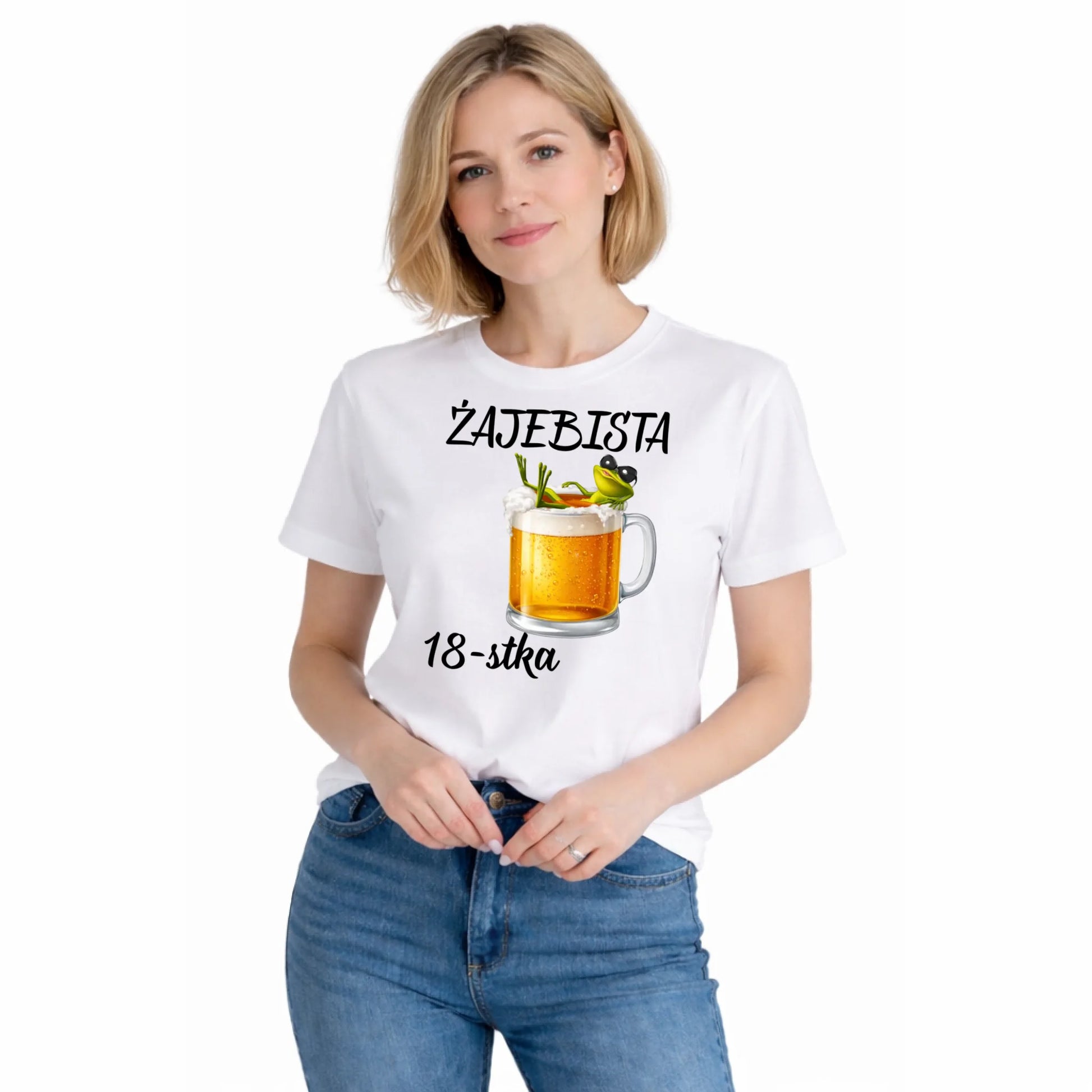 Koszulka na 18 urodziny dla dziewczyny żajebista osiemnastka-2