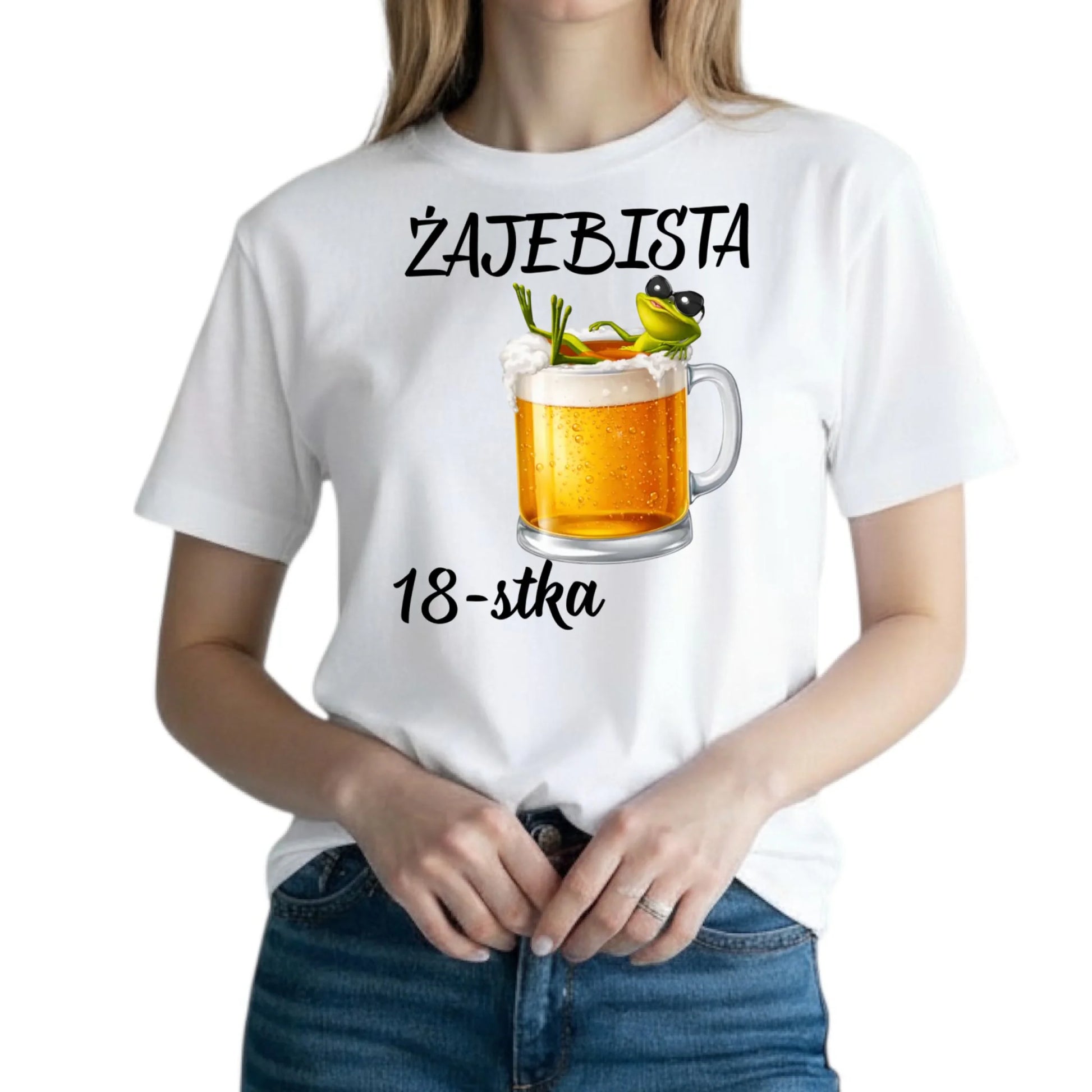 Koszulka na 18 urodziny dla dziewczyny żajebista osiemnastka