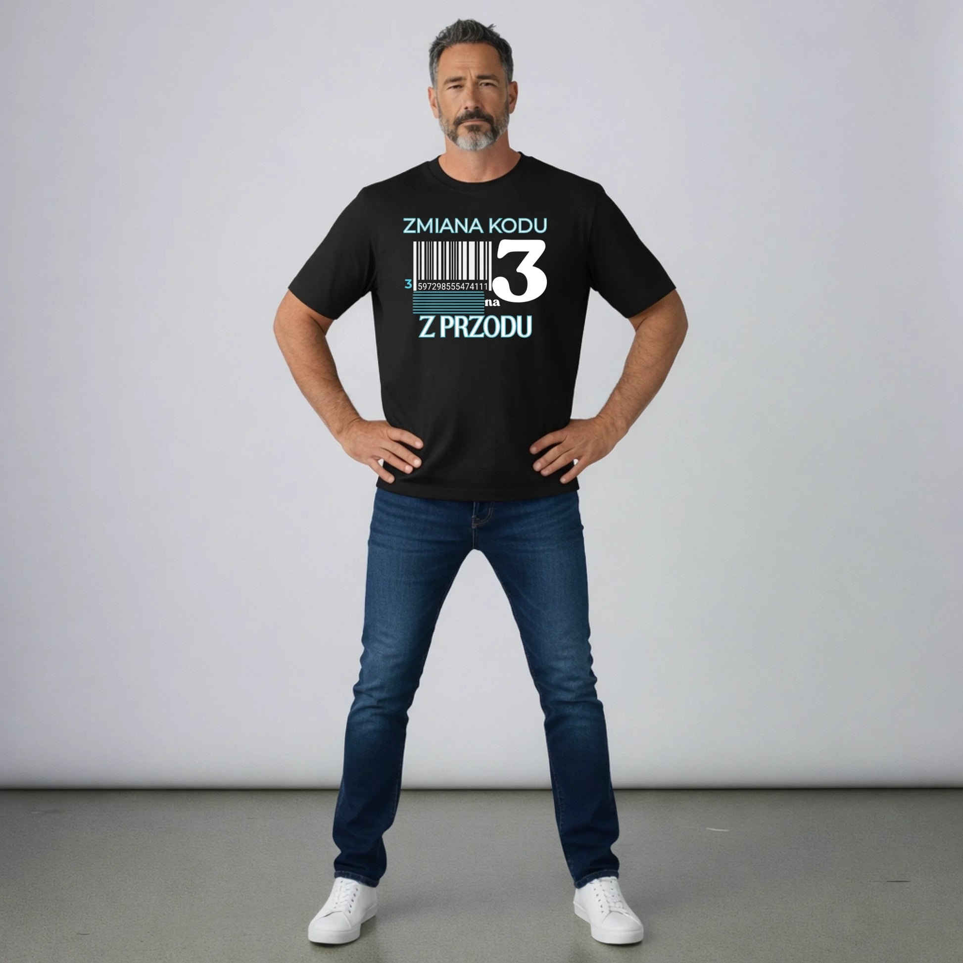 Koszulka na 30 urodziny zmiana kodu na 3 z przodu-PERSONALIZOWANE-PREZENTY