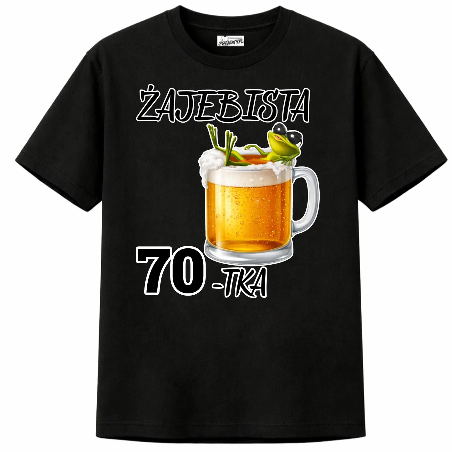 Koszulka na 70 urodziny męska Żajebista 70 tka personalizowane prezenty