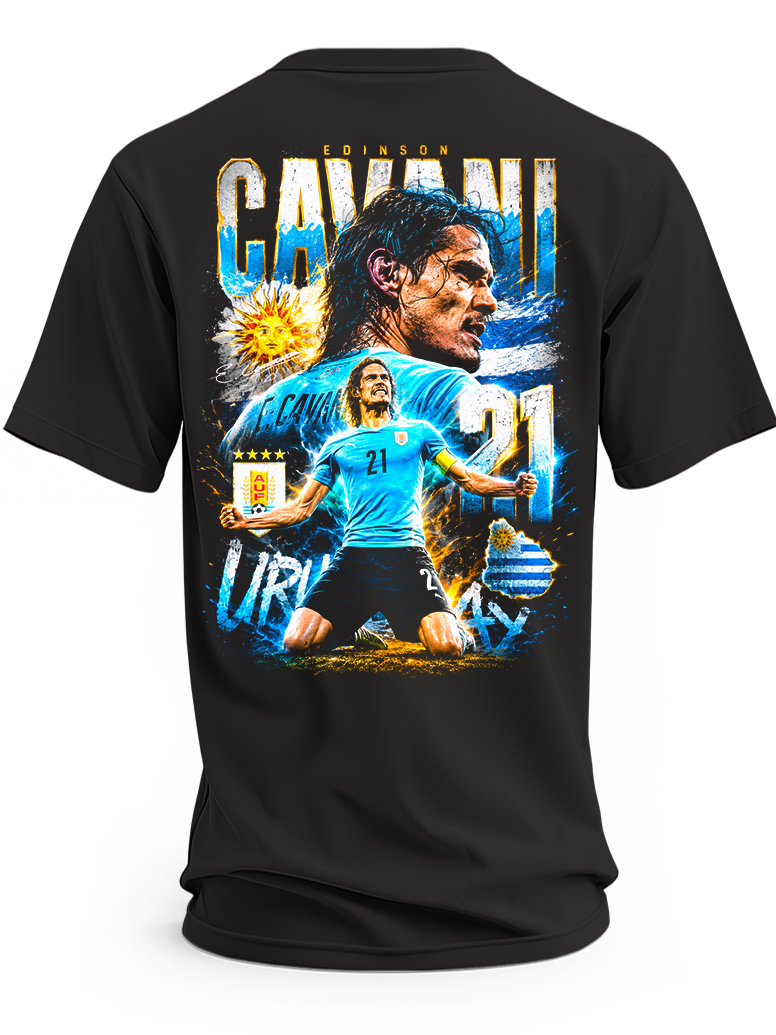 Koszulka z Edinsonem Cavanim w barwach Urugwaju, numer 21