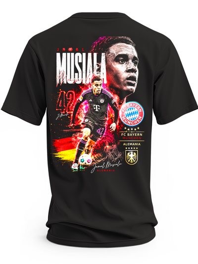 Koszulka z Jamalem Musialą w barwach Bayernu Monachium, numer 42