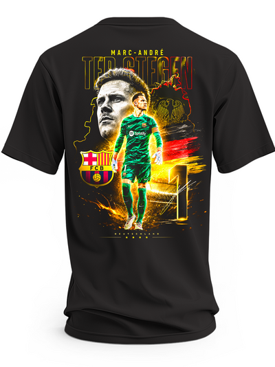 Koszulka z grafiką Marca-André ter Stegena w barwach FC Barcelony, numer 1