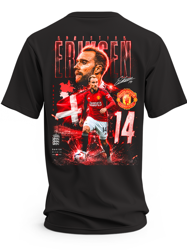 Koszulka z Christianem Eriksenem w barwach Manchesteru United, numer 14