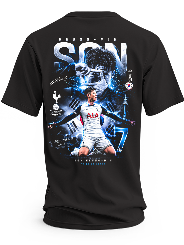Koszulka z Sonem Heung-minem w barwach Tottenhamu Hotspur, numer 7