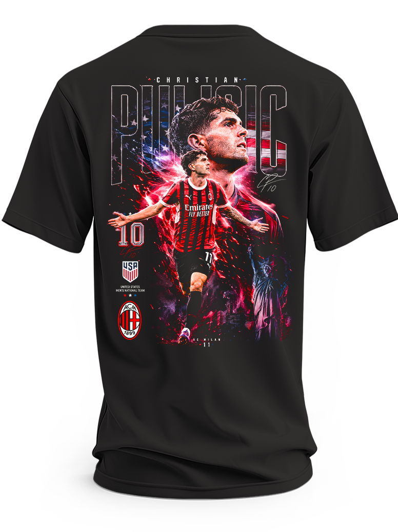 Koszulka z Christianem Pulisiciem w barwach AC Milan