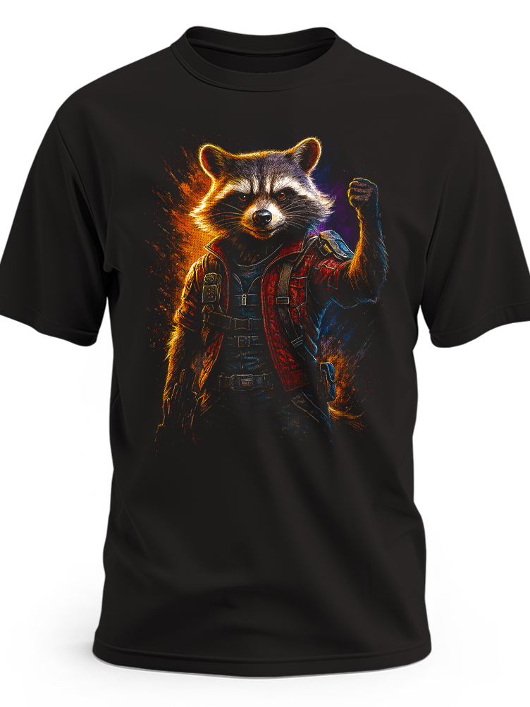 Koszulka Rocket Raccoon Strażnicy Galaktyki