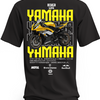 Koszulka Yamaha YZF-R6 z żółtym nadrukiem