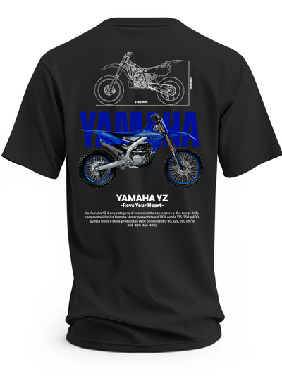 Koszulka Yamaha YZ z nadrukiem motocykla
