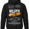 Czarna bluza z kapturem z nadrukiem McLaren F1 LM
