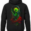 Bluza Artystyczna z maską gazową i zielonym wizjerem