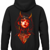 Bluza z portretem kobiety z rogami