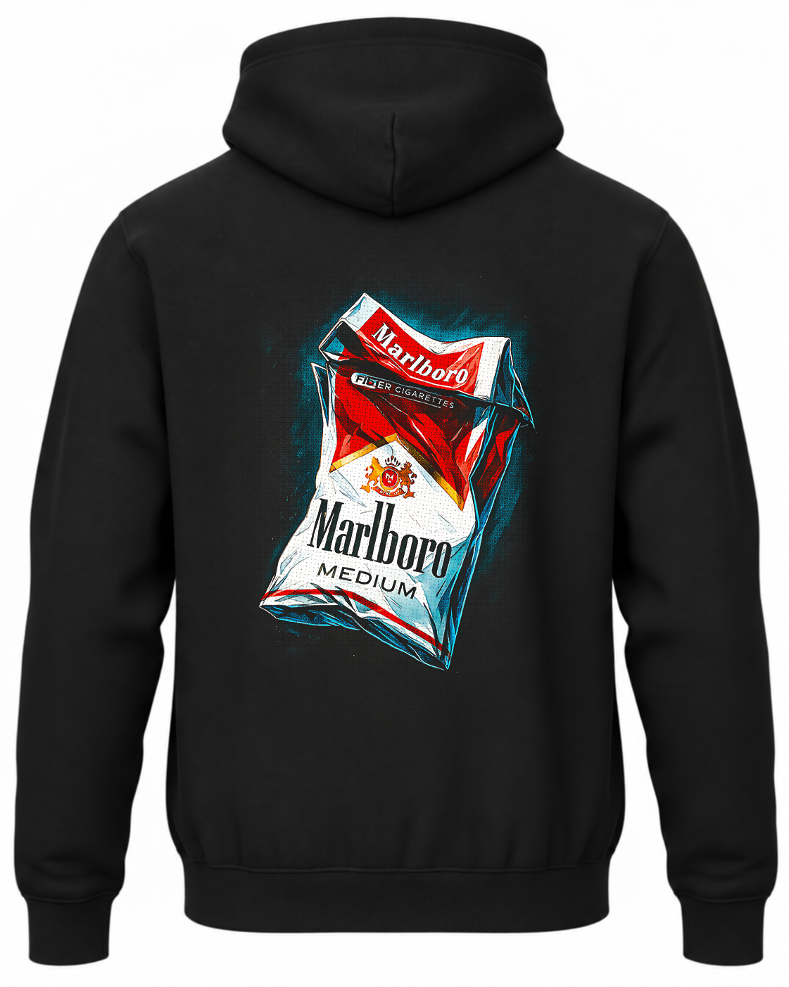 Bluza Artystyczna z paczką Marlboro