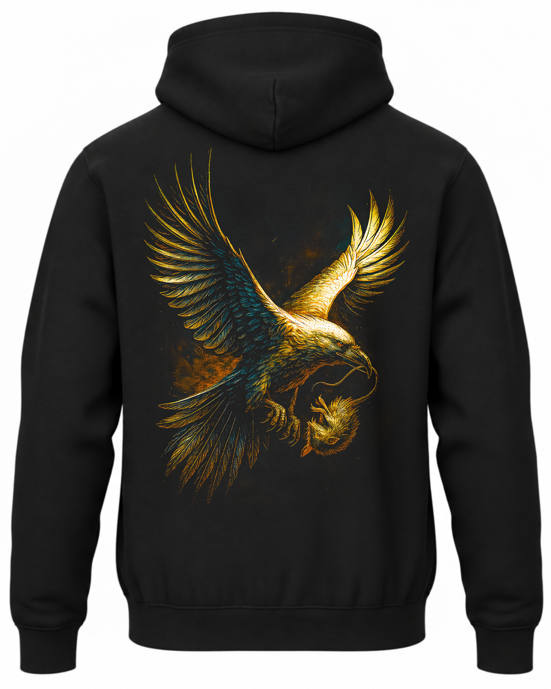 Bluza Artystyczna z orłem polującym