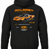 Czarna bluza z kapturem z nadrukiem McLaren MCLRN