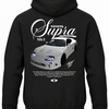 Czarna bluza z kapturem z nadrukiem Toyota Supra MK4 – wzór 4