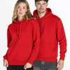 Bluza z własnym nadrukiem kangurka 290gramów unisex Czerwona
