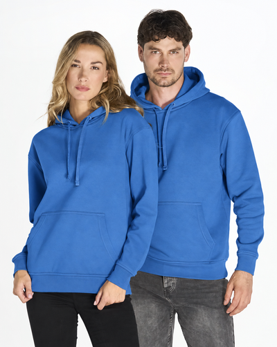 Bluza z własnym nadrukiem kangurka 290gramów unisex Niebieska