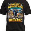 Koszulka dla brukarza – męska koszulka z nadrukiem z motywem zawodu