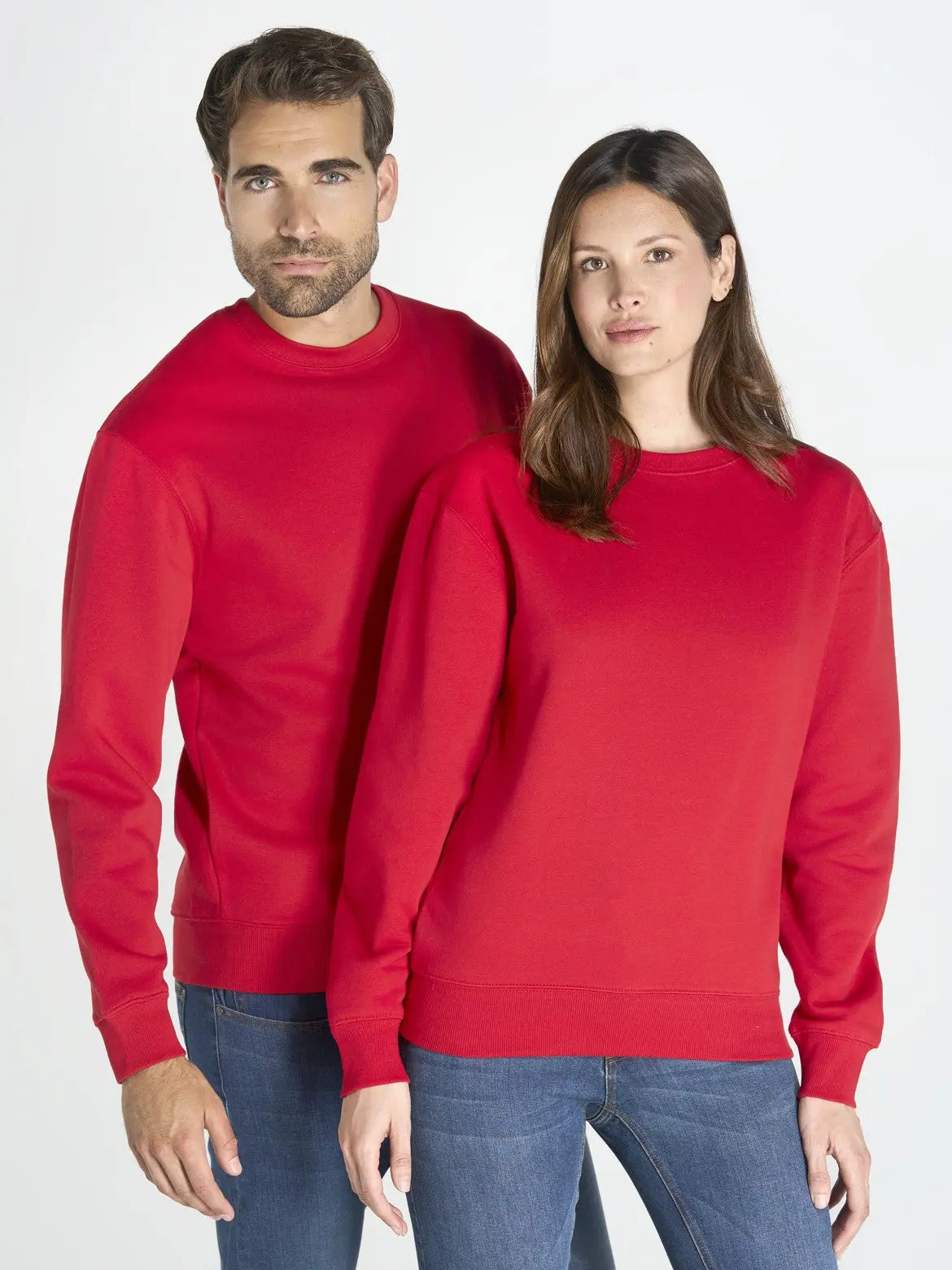 Bluza z własnym nadrukiem bez kaptura 290gramów żółta unisex JHK