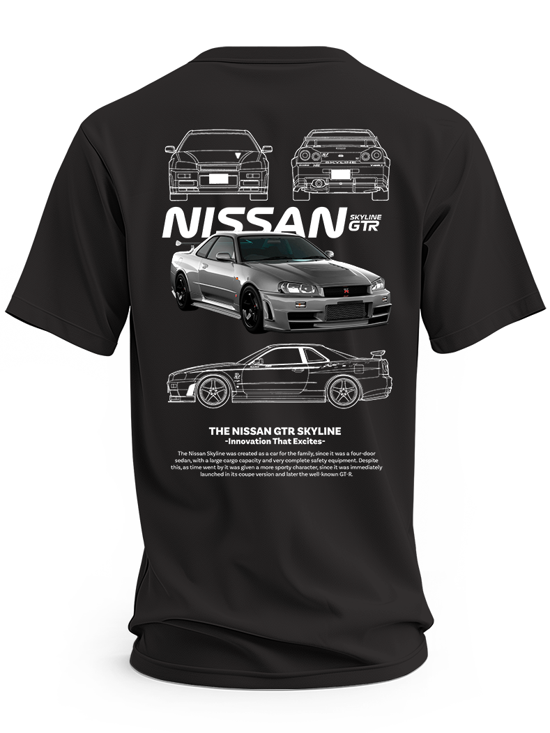 Koszulka męska Nissan GTR #3