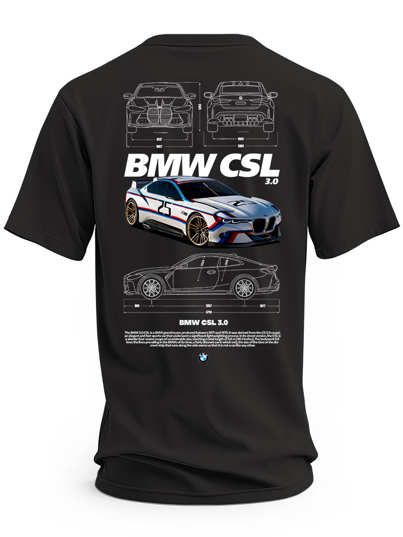 Koszulka męska BMW csl 3.0 #2