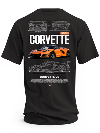 Koszulka męska Chevrolet corvette c8