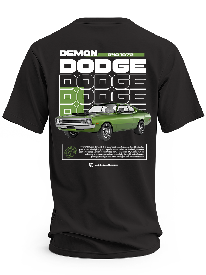Koszulka męska dodge challenger 1972