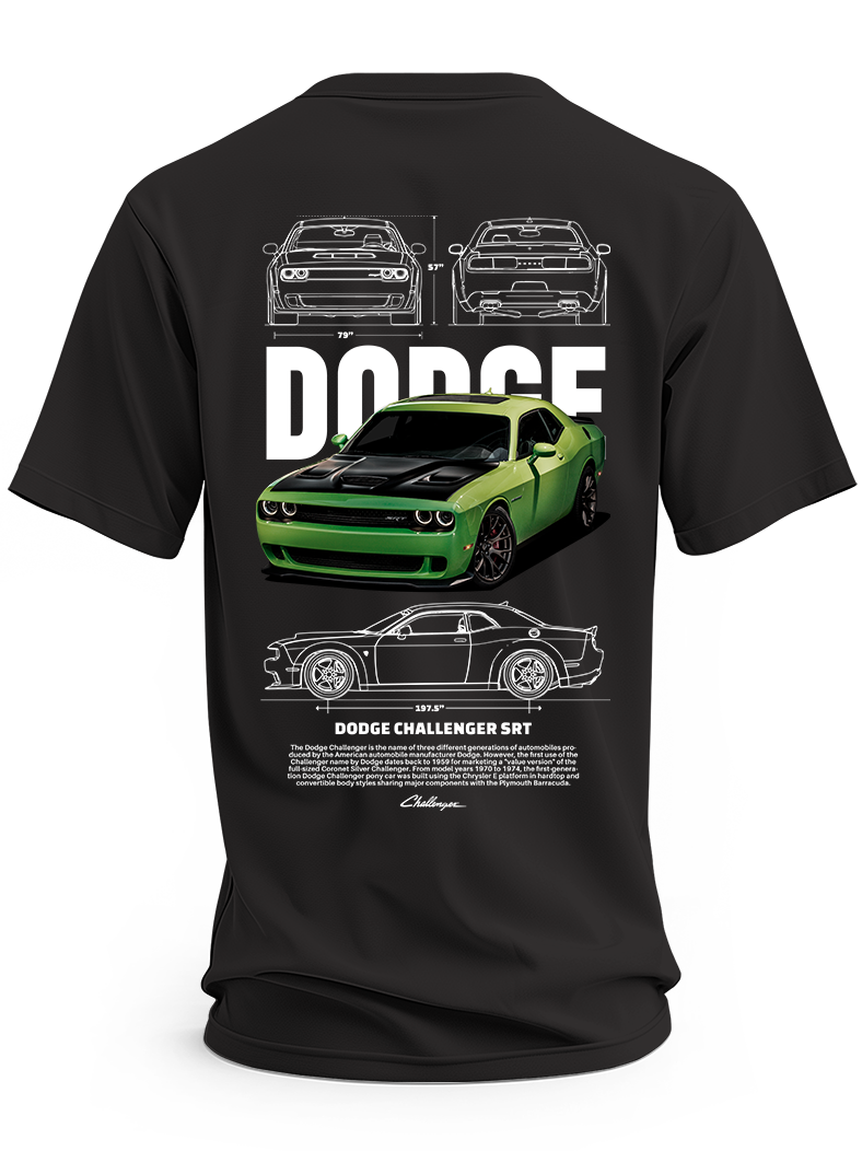 Koszulka męska dodge challenger srt #3