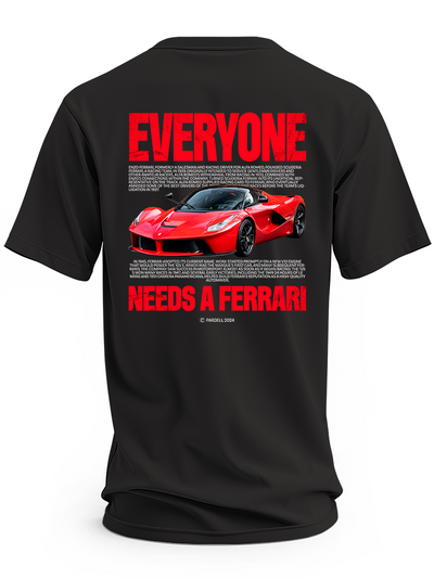 Koszulka męska Ferrari everyone needs a ferrari #1