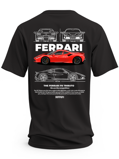 Koszulka męska Ferrari F8 #1